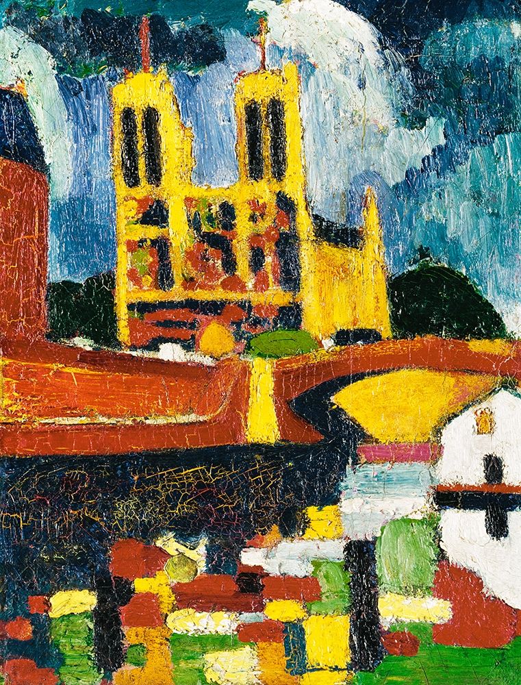 Notre Dame art print by Henry Lyman Sayen for $57.95 CAD