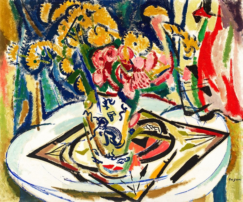 Flowers art print by Henry Lyman Sayen for $57.95 CAD