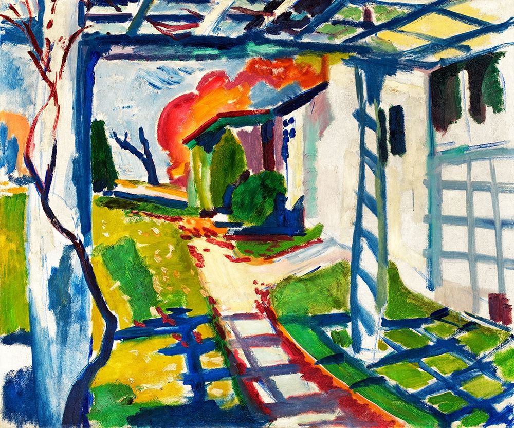 Grape Arbor art print by Henry Lyman Sayen for $57.95 CAD