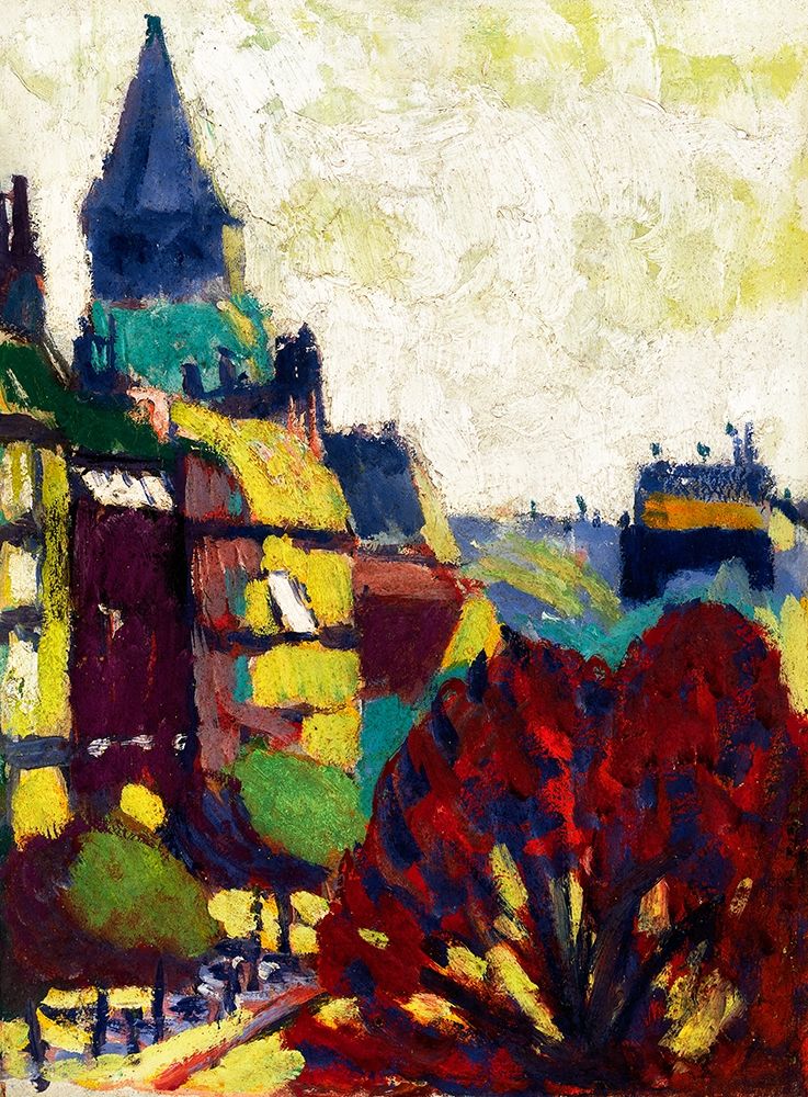 St Germain des Pres art print by Henry Lyman Sayen for $57.95 CAD