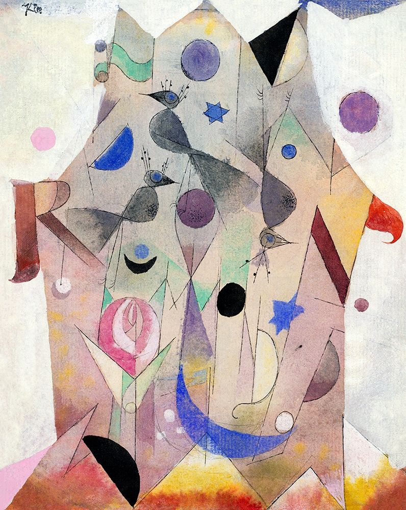 Persian Nightingales art print by Paul Klee for $57.95 CAD