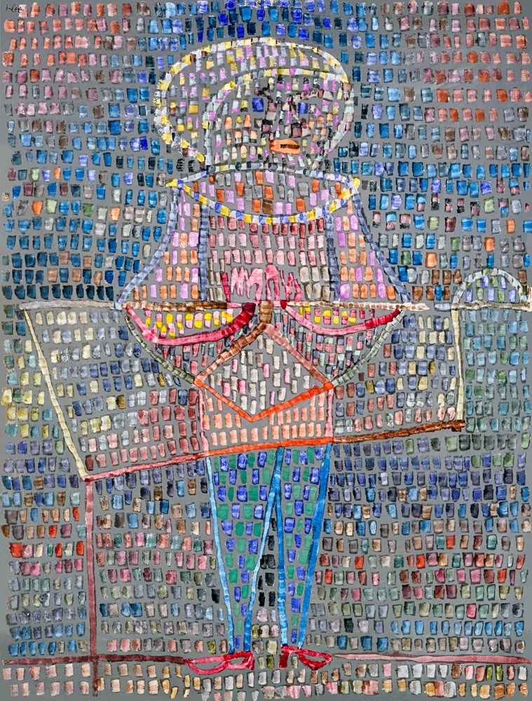 Boy in Fancy Dress art print by Paul Klee for $57.95 CAD