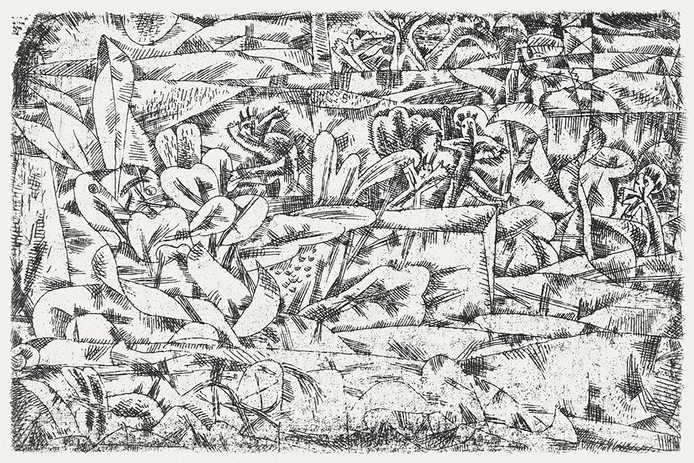 Garden of Passion art print by Paul Klee for $57.95 CAD