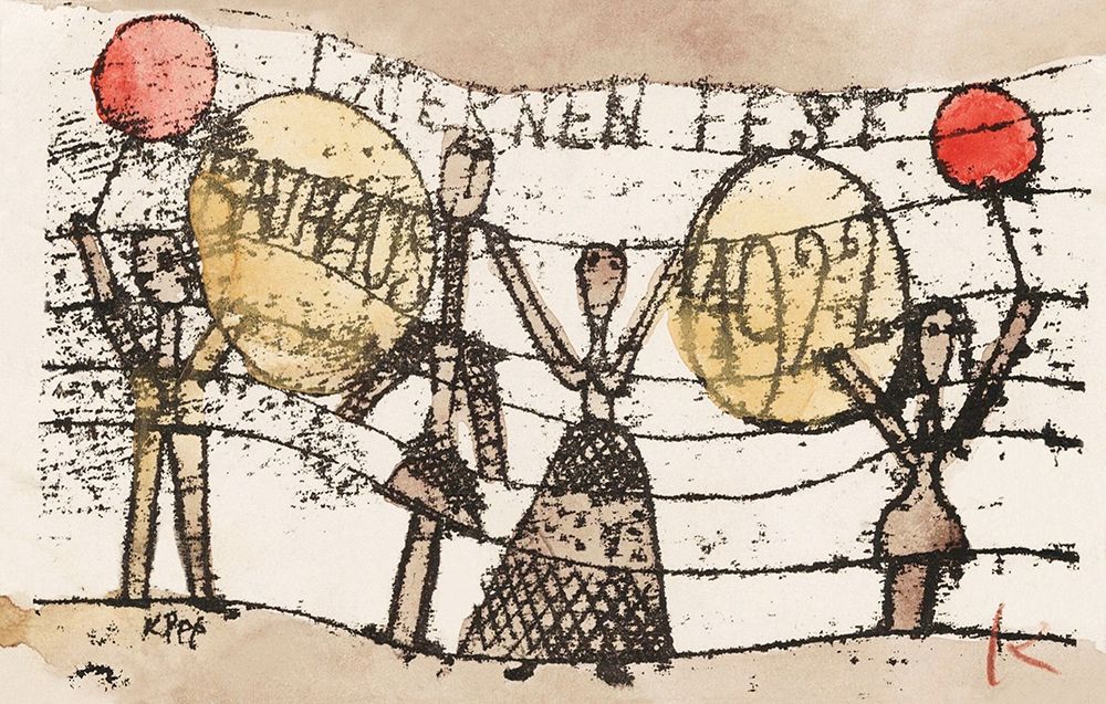Postcard-Paul Klee to Katherine Dreier-Paris art print by Paul Klee for $57.95 CAD