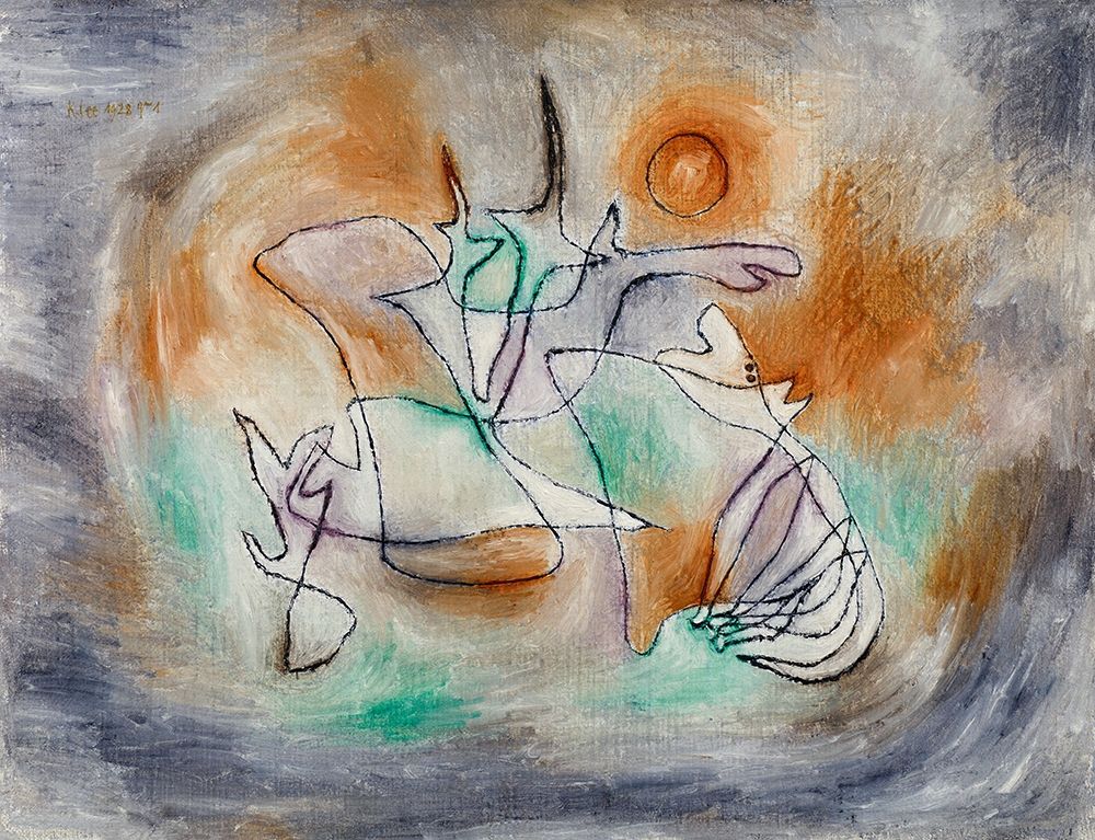 Howling Dog art print by Paul Klee for $57.95 CAD
