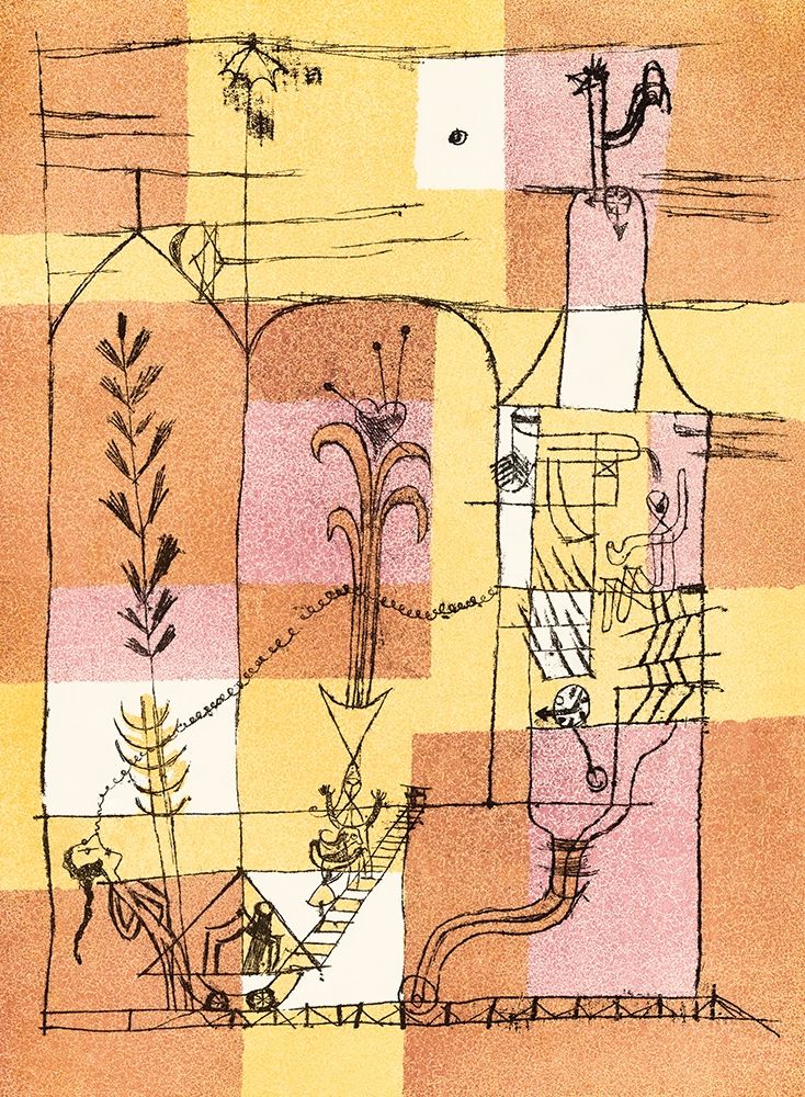 In the Spirit of Hoffmann art print by Paul Klee for $57.95 CAD