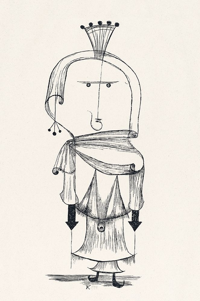 Witch with a Comb art print by Paul Klee for $57.95 CAD