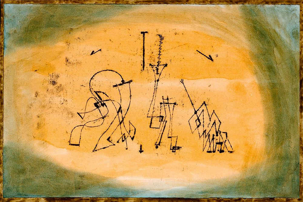 Abstract Trio 1923 art print by Paul Klee for $57.95 CAD