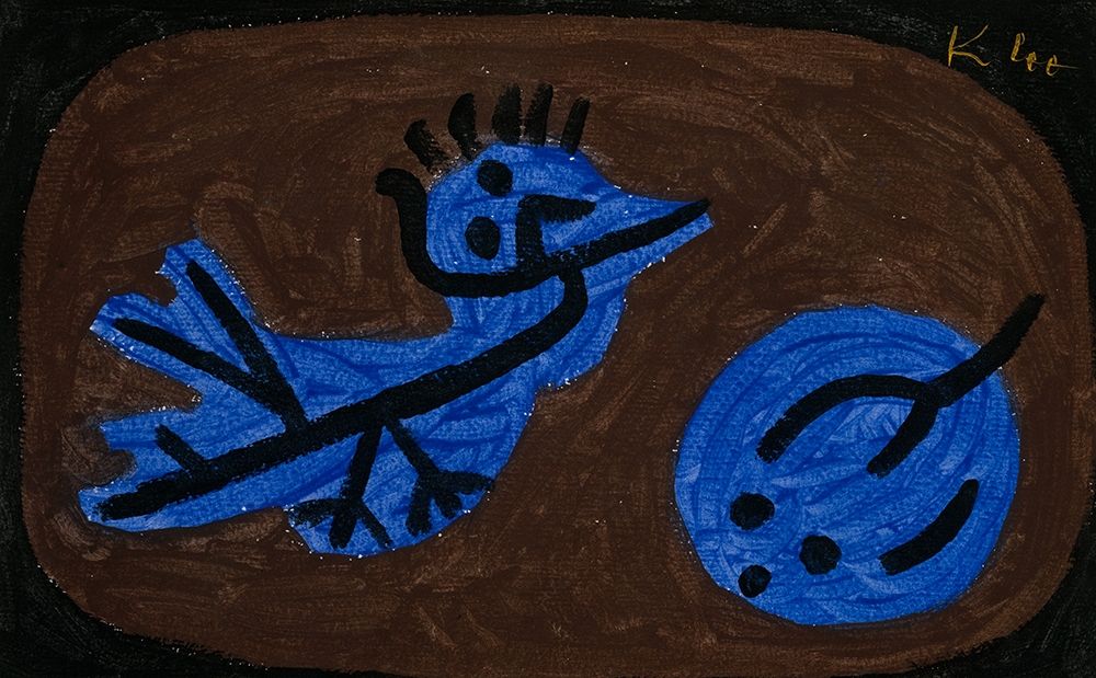Blue Bird Pumpkin 1939 art print by Paul Klee for $57.95 CAD