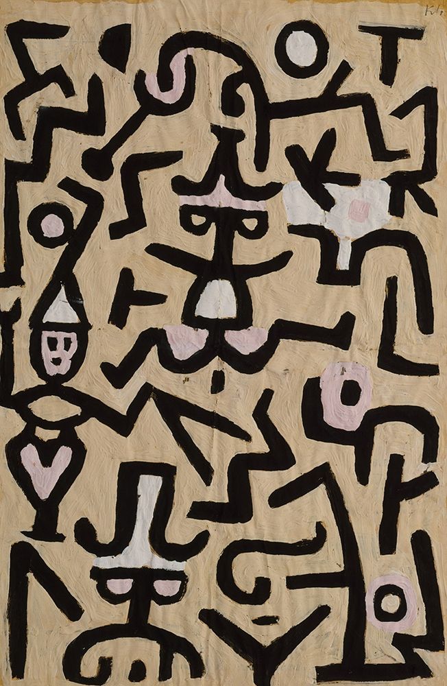 Comedians Handbill 1938 art print by Paul Klee for $57.95 CAD