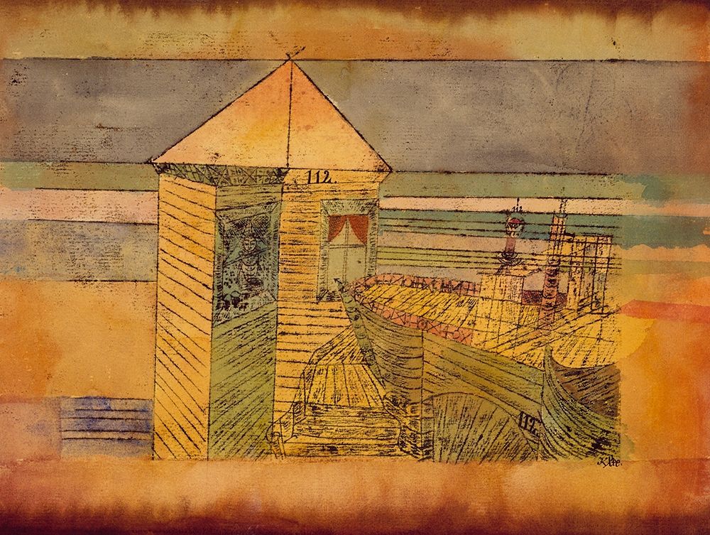 Miracle Landing 1920 art print by Paul Klee for $57.95 CAD