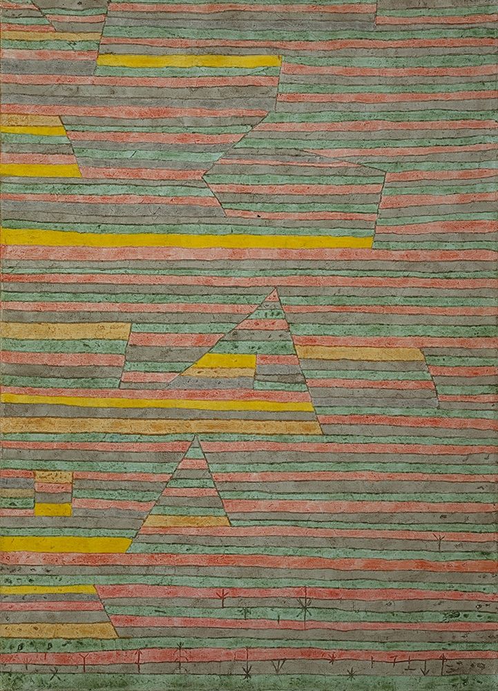 Monuments at G 1929 art print by Paul Klee for $57.95 CAD