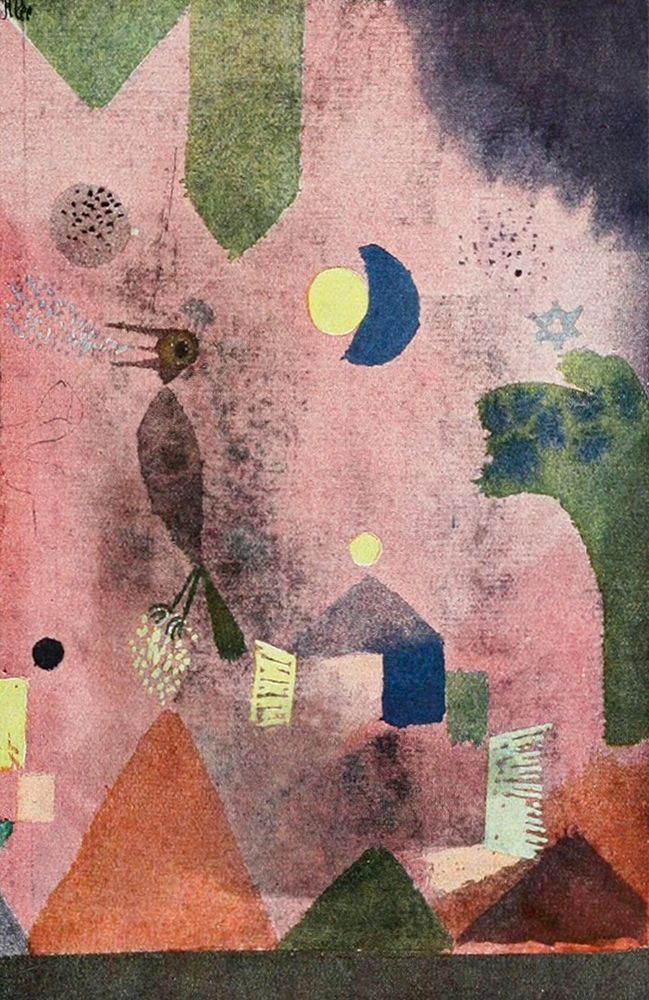 Singing Nightingale 1922 art print by Paul Klee for $57.95 CAD