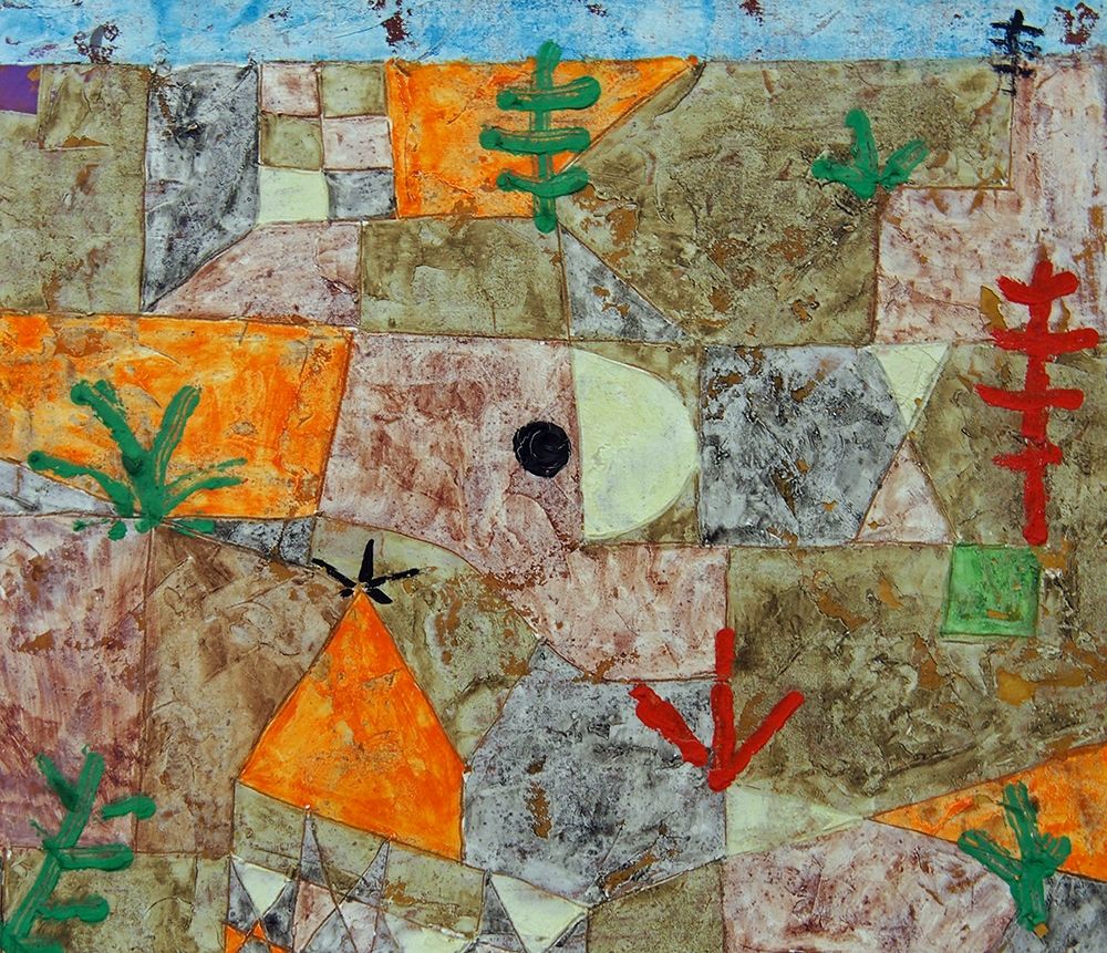 Gardens in the South art print by Paul Klee for $57.95 CAD