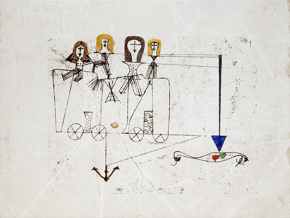 The Virtue Wagon art print by Paul Klee for $57.95 CAD
