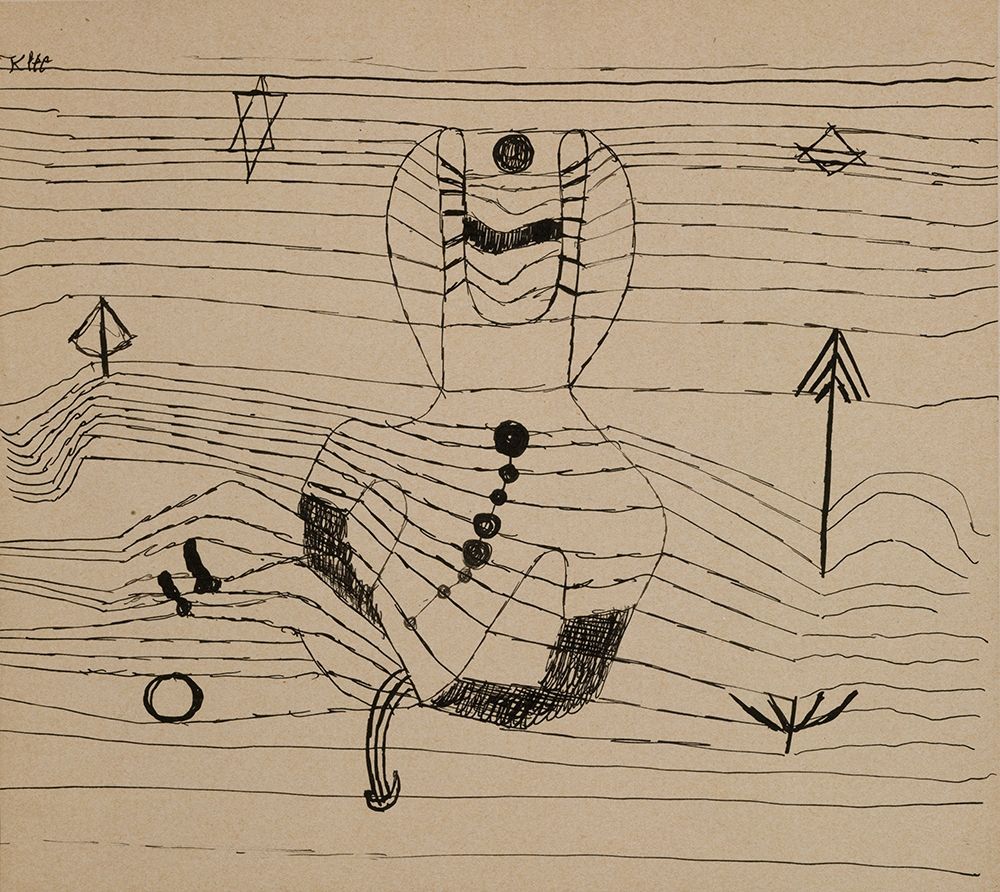 Rider Unhorsed and Bewitched art print by Paul Klee for $57.95 CAD