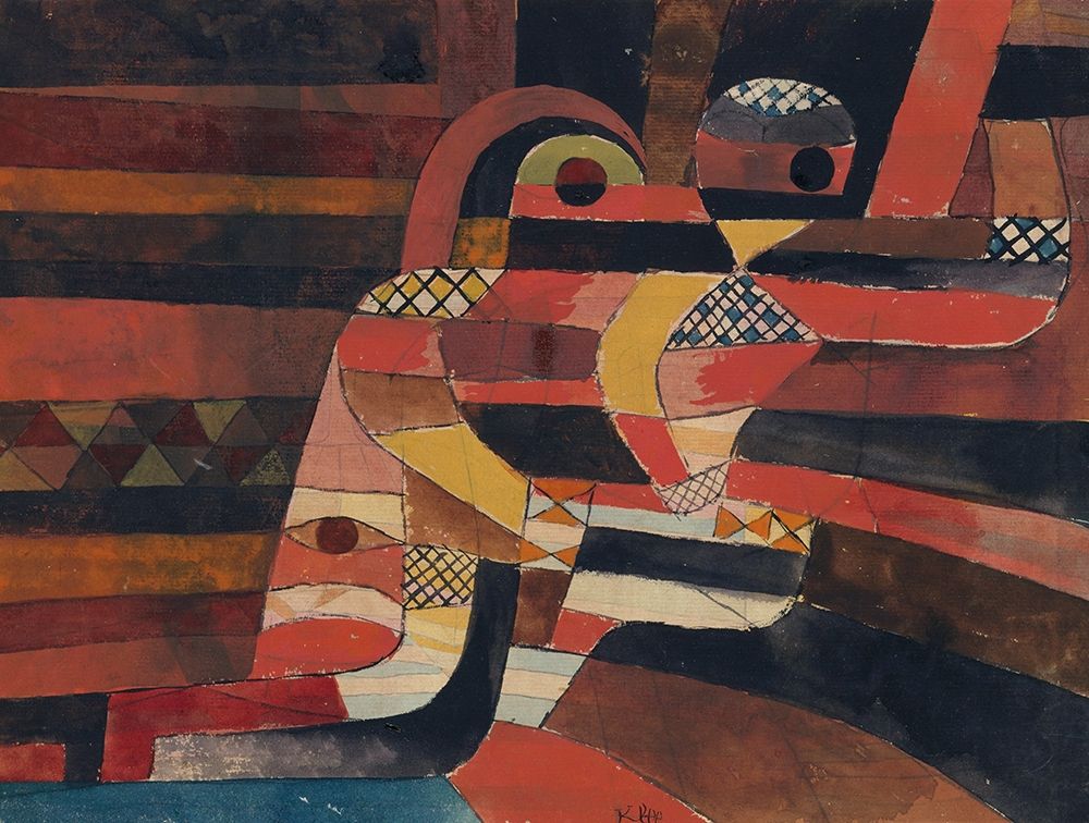 Lovers art print by Paul Klee for $57.95 CAD