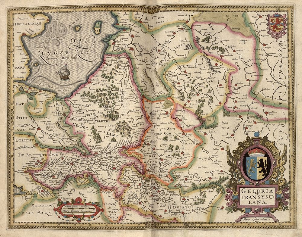 Map of Transylvania Roumania art print by Vintage Maps for $57.95 CAD