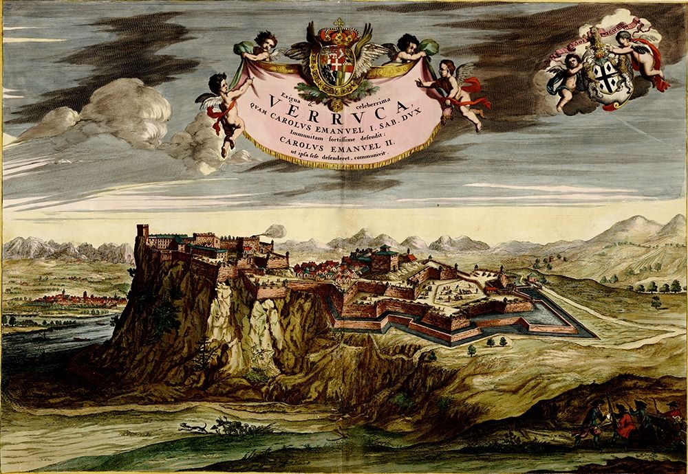 Verucca 1700 art print by Vintage Maps for $57.95 CAD