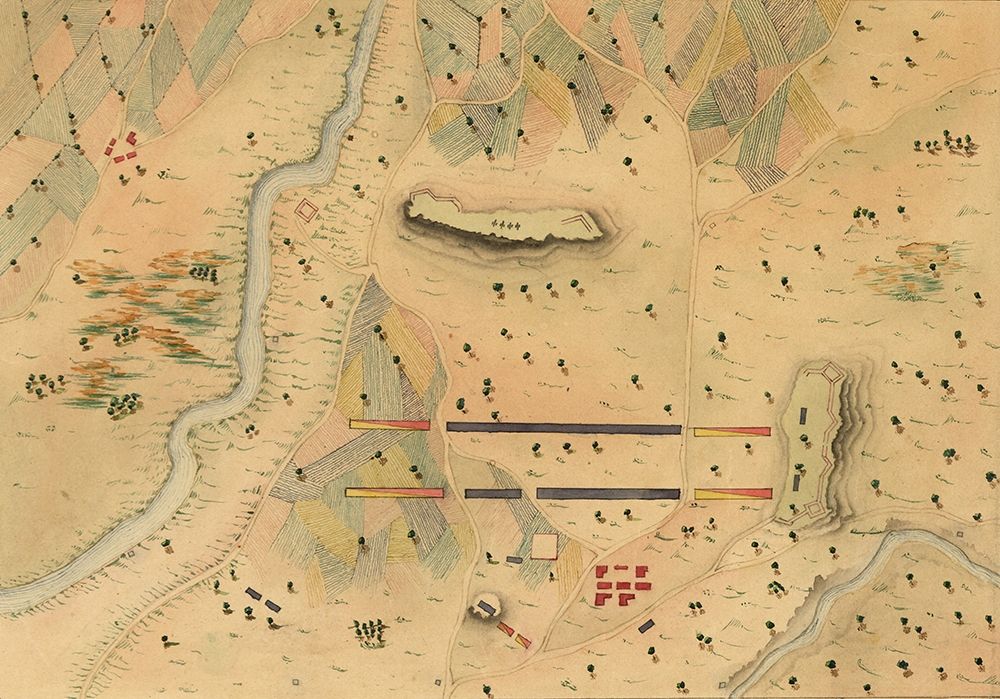 Mexican War Battle Map 1848 art print by Vintage Maps for $57.95 CAD