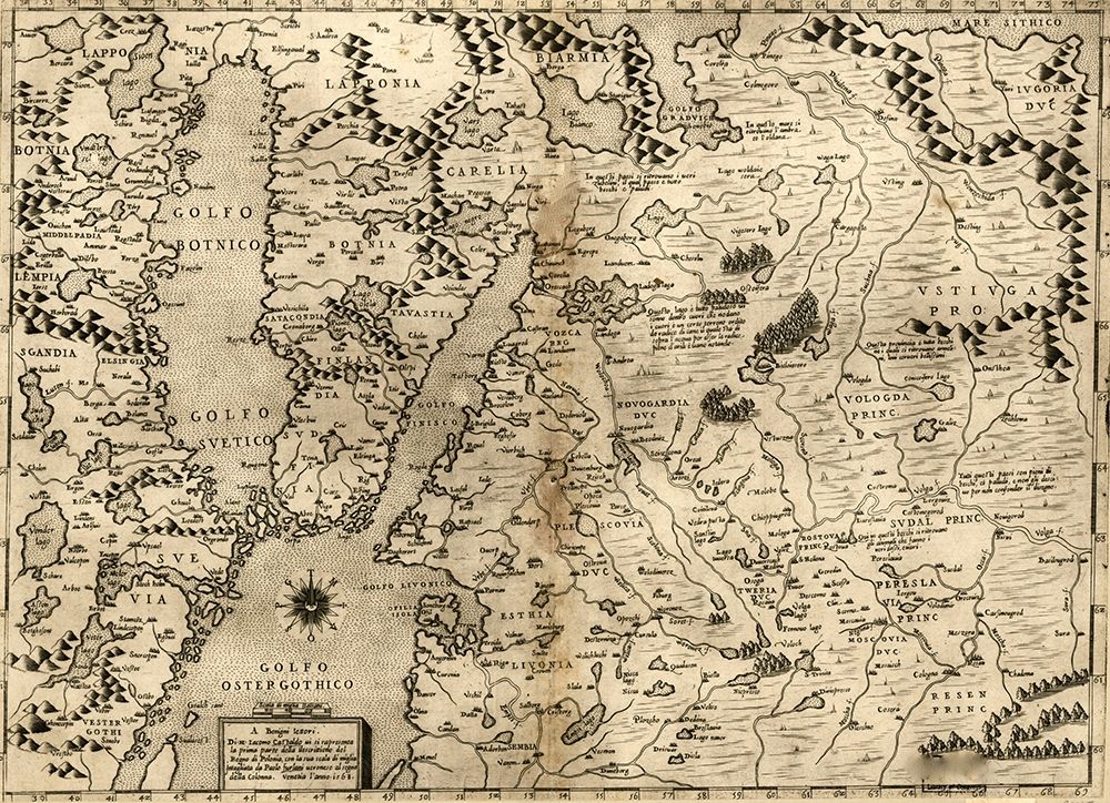 Poland 1568 art print by Vintage Maps for $57.95 CAD
