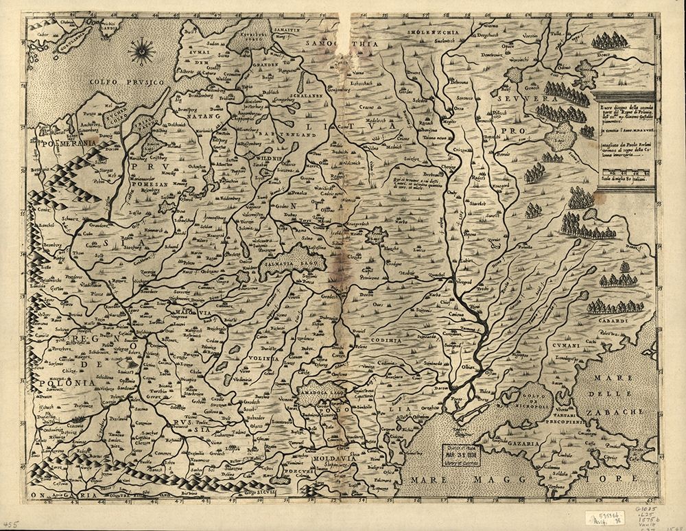 Poland 1568 art print by Vintage Maps for $57.95 CAD