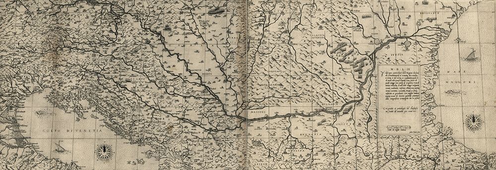 Venice to Constantinople 1568 art print by Vintage Maps for $57.95 CAD