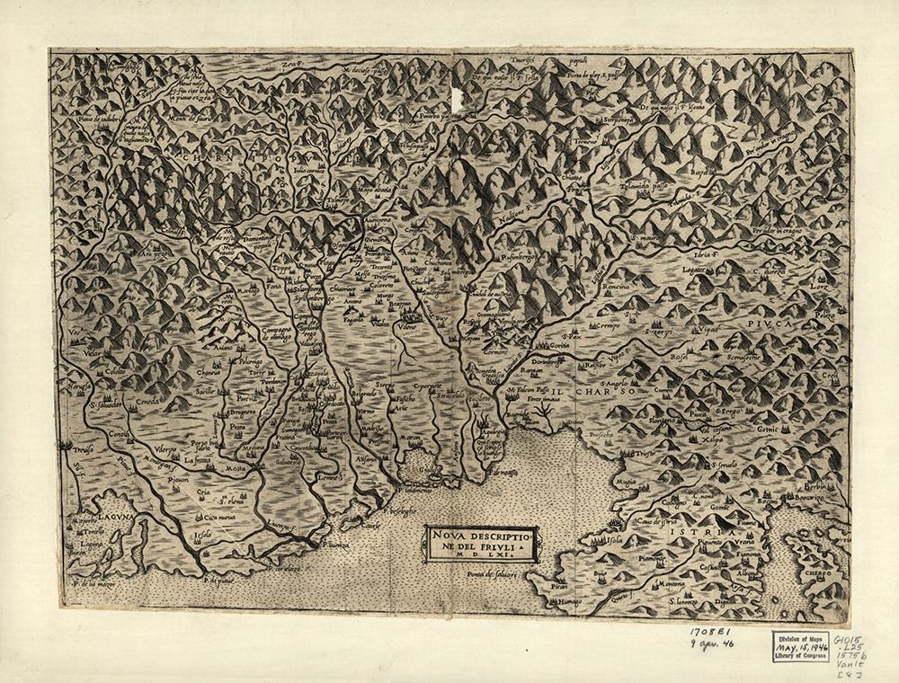 Fruili 1568 art print by Vintage Maps for $57.95 CAD