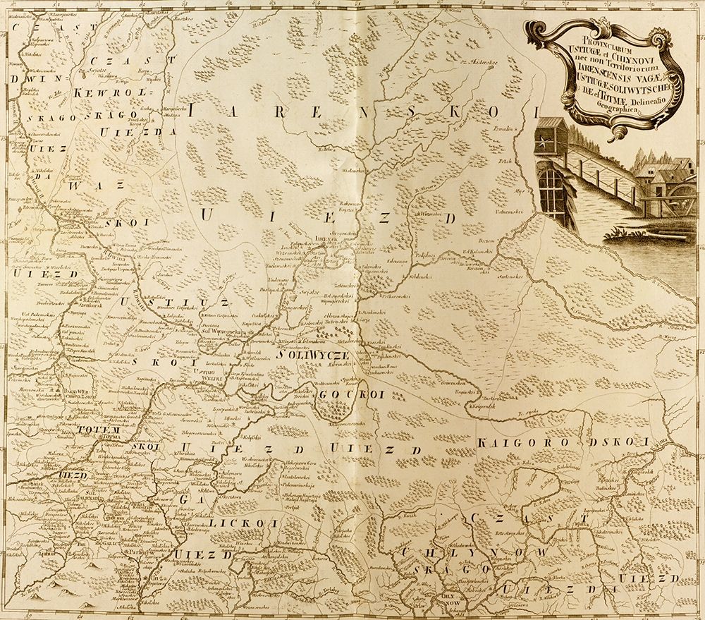 Russia 1745 art print by Vintage Maps for $57.95 CAD