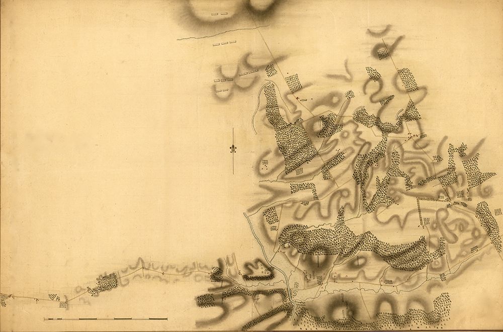 Battle of Chadds Ford or Brandywine 1777 art print by Vintage Maps for $57.95 CAD