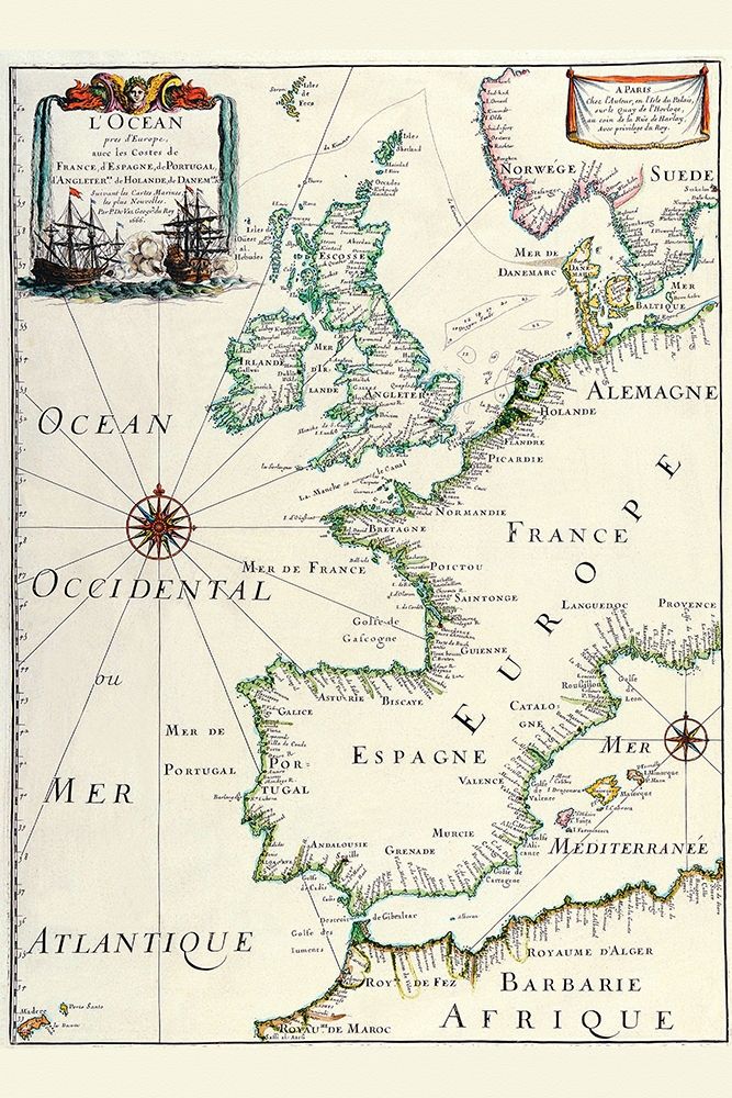 Europe art print by Matthias Merian for $57.95 CAD