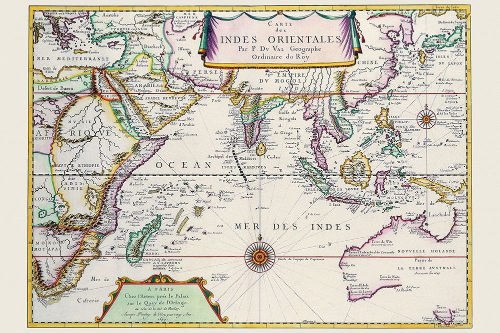 Indies Orientales Southeast Asia art print by Pierre Duval for $57.95 CAD