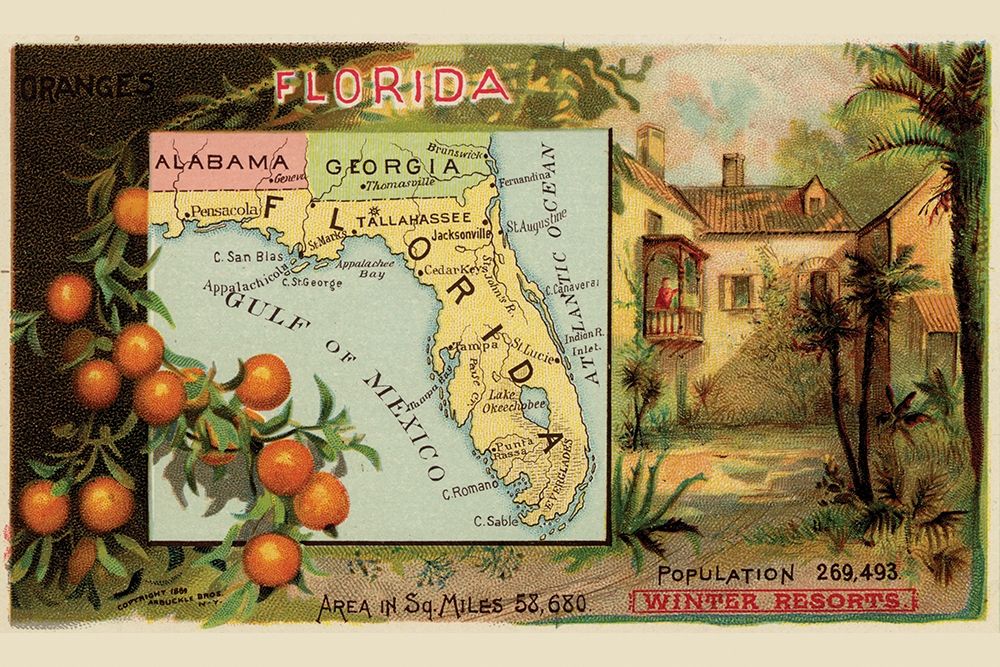 Florida art print by Arbuckle Brothers for $57.95 CAD