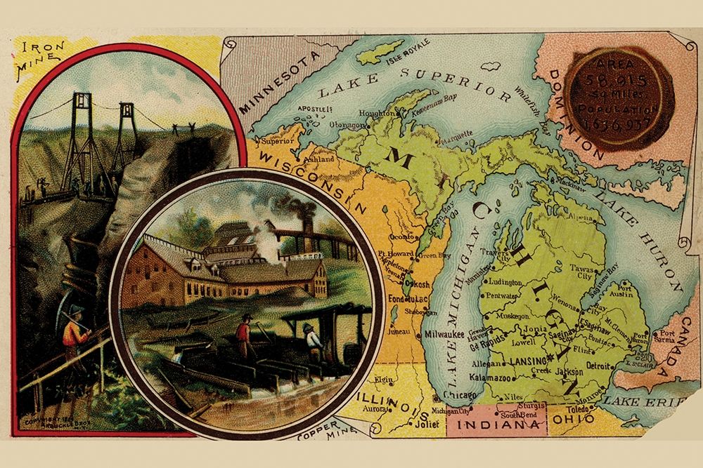 Michigan art print by Arbuckle Brothers for $57.95 CAD