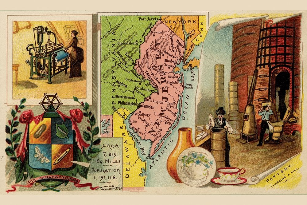 New Jersey art print by Arbuckle Brothers for $57.95 CAD