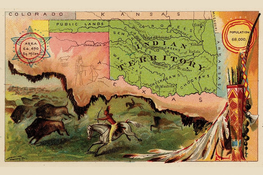Oklahoma art print by Arbuckle Brothers for $57.95 CAD
