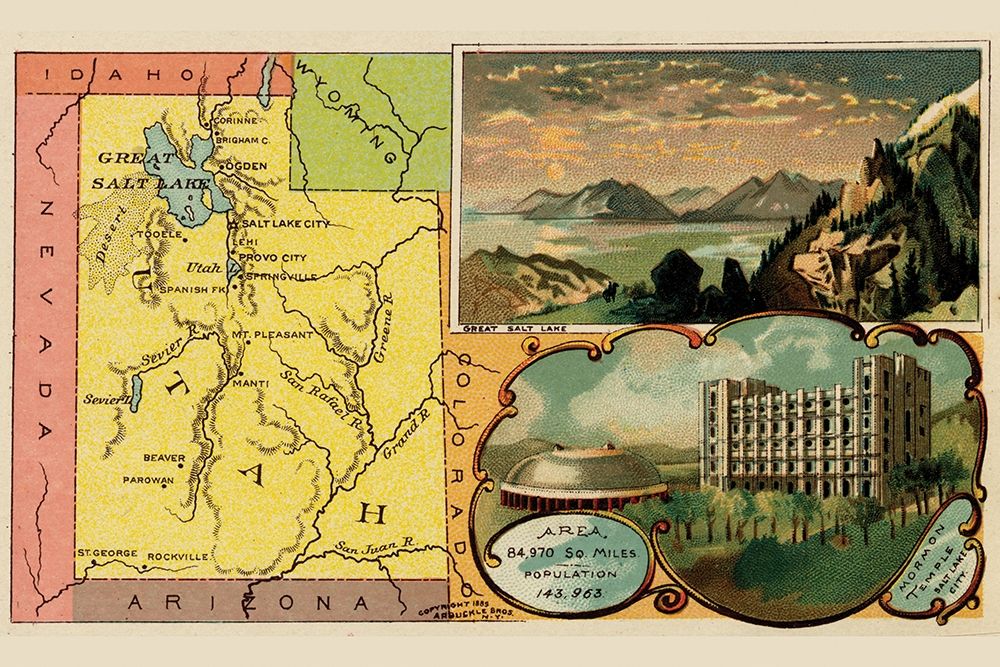 Utah art print by Arbuckle Brothers for $57.95 CAD