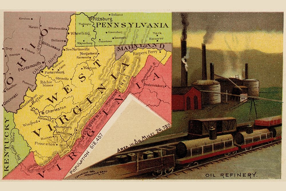 West Virginia art print by Arbuckle Brothers for $57.95 CAD