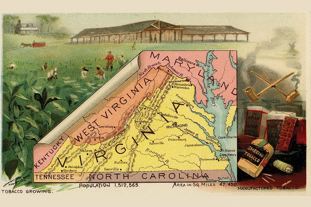 Virginia art print by Arbuckle Brothers for $57.95 CAD