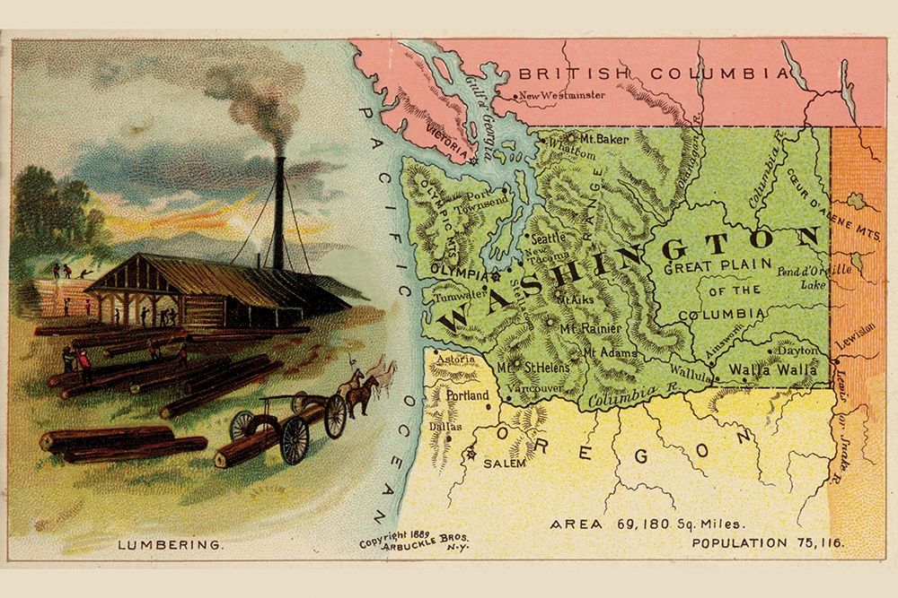 Washington art print by Arbuckle Brothers for $57.95 CAD