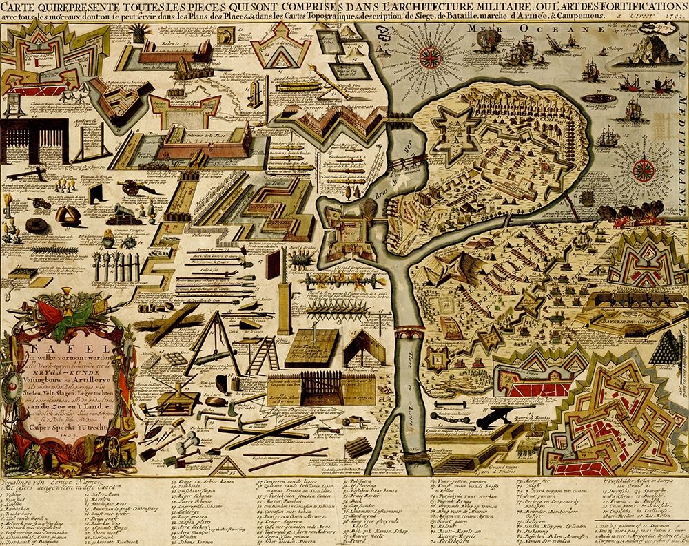 Vauban Defenses on the Narva Estonia 1700 art print by Anna Beeck for $57.95 CAD