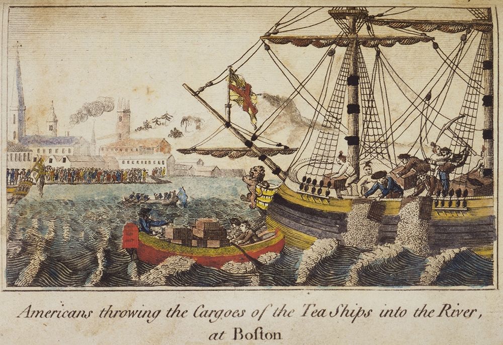 Boston Tea Party art print by Vintage Places for $57.95 CAD