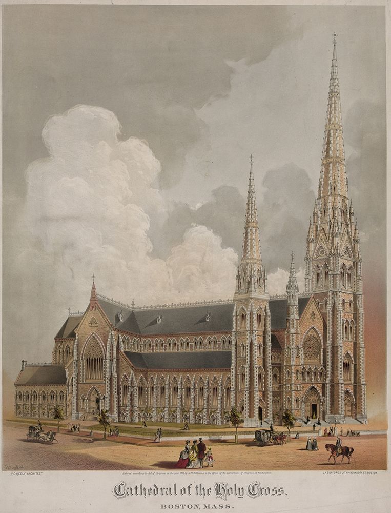 Cathedral of the Holy Cross art print by Buford for $57.95 CAD