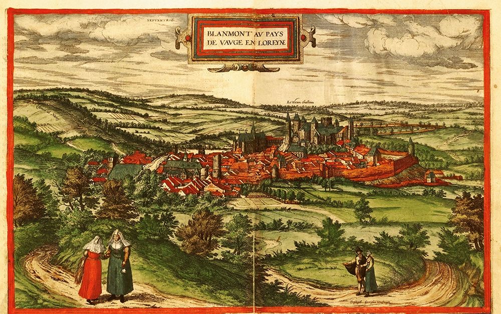 Blamont art print by Braun Hogenberg for $57.95 CAD