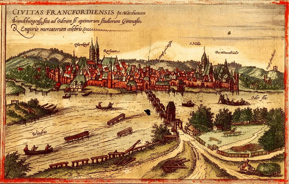 Frankfurt an der Oder art print by Braun Hogenberg for $57.95 CAD