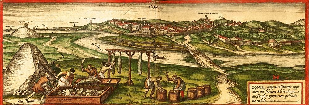 Conil de la Frontera art print by Braun Hogenberg for $57.95 CAD