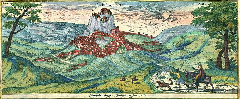 Ardales Spain art print by Braun Hogenberg for $57.95 CAD