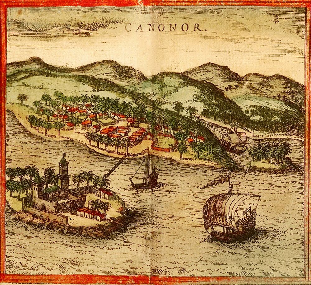 Cannanore Kannur India art print by Braun Hogenberg for $57.95 CAD