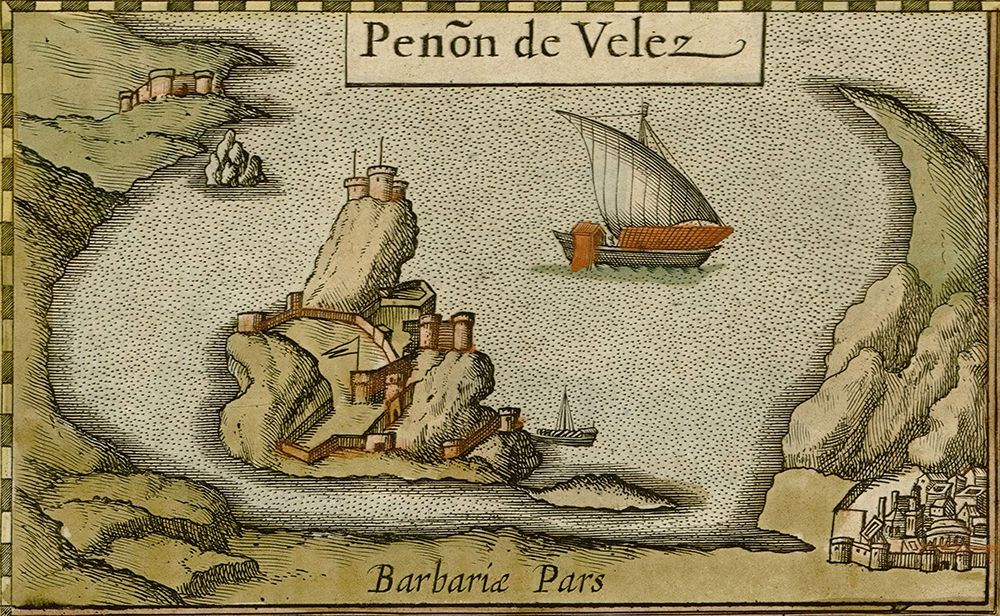 Penon de Velez de la Gomera art print by HONDIUS for $57.95 CAD