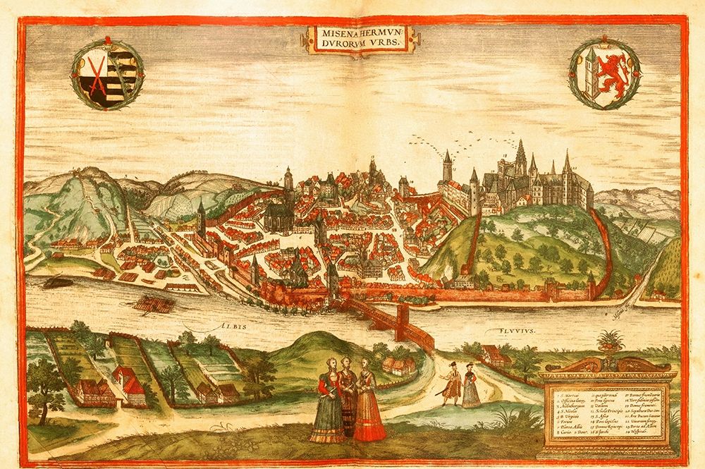 Meissen Germany art print by Braun Hogenberg for $57.95 CAD